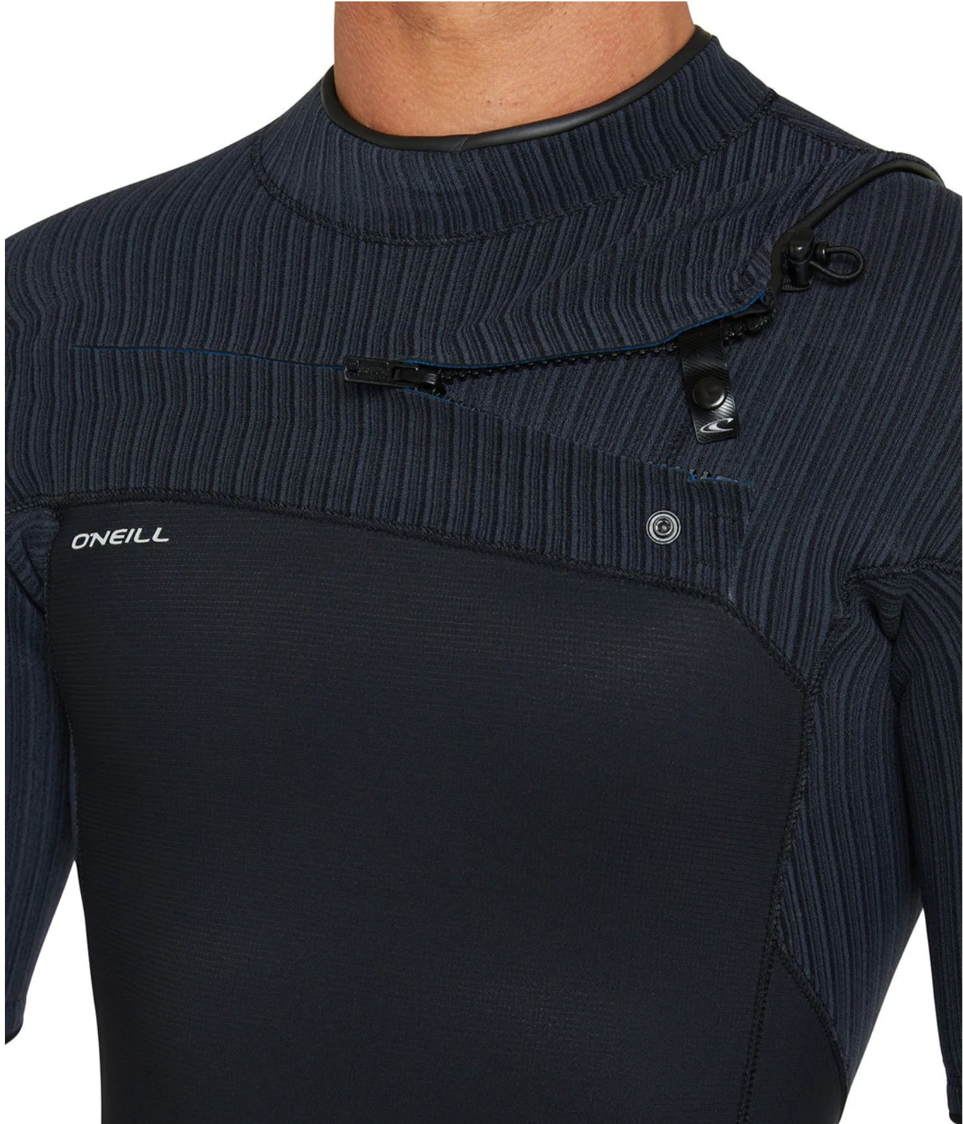 O'neill HyperFreak 2mm Short Arm Steamer Chest Zip Wetsuit - Black - Image 4