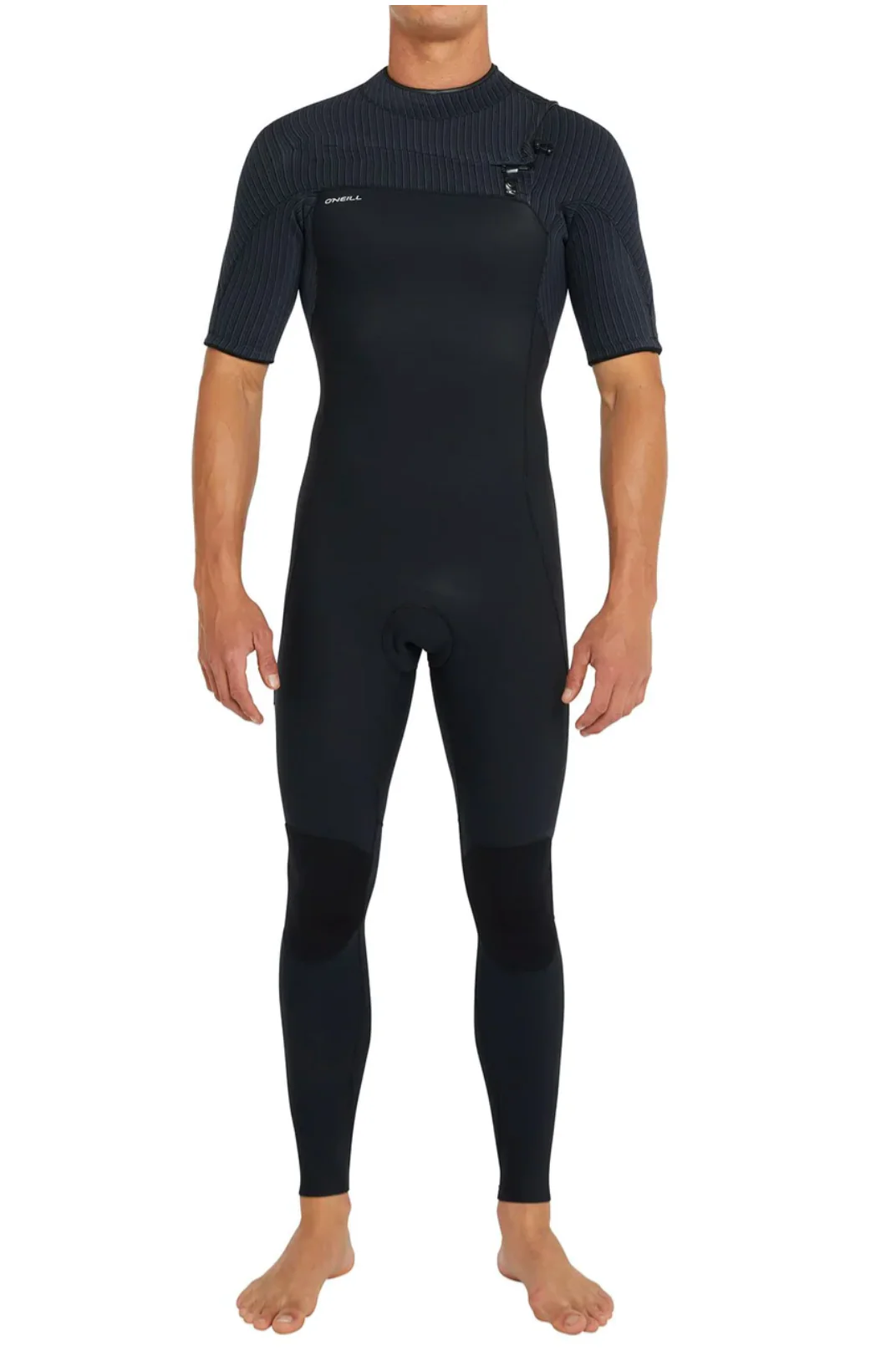 O'neill HyperFreak 2mm Short Arm Steamer Chest Zip Wetsuit - Black - Image 5