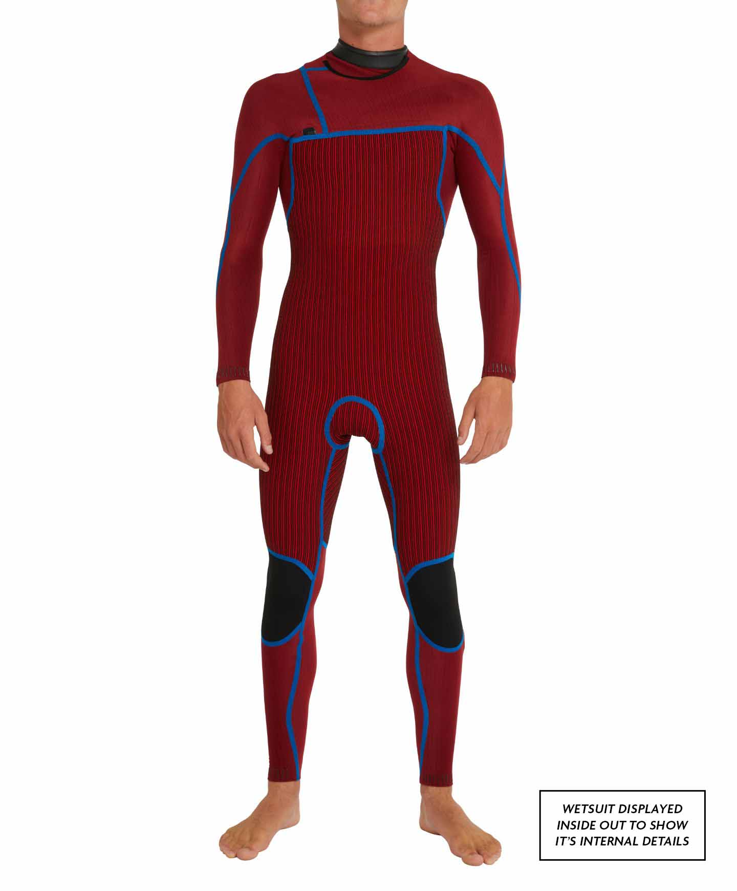 O'neill Men's HyperFire 4/3mm Steamer Chest Zip Wetsuit - Black - Image 3