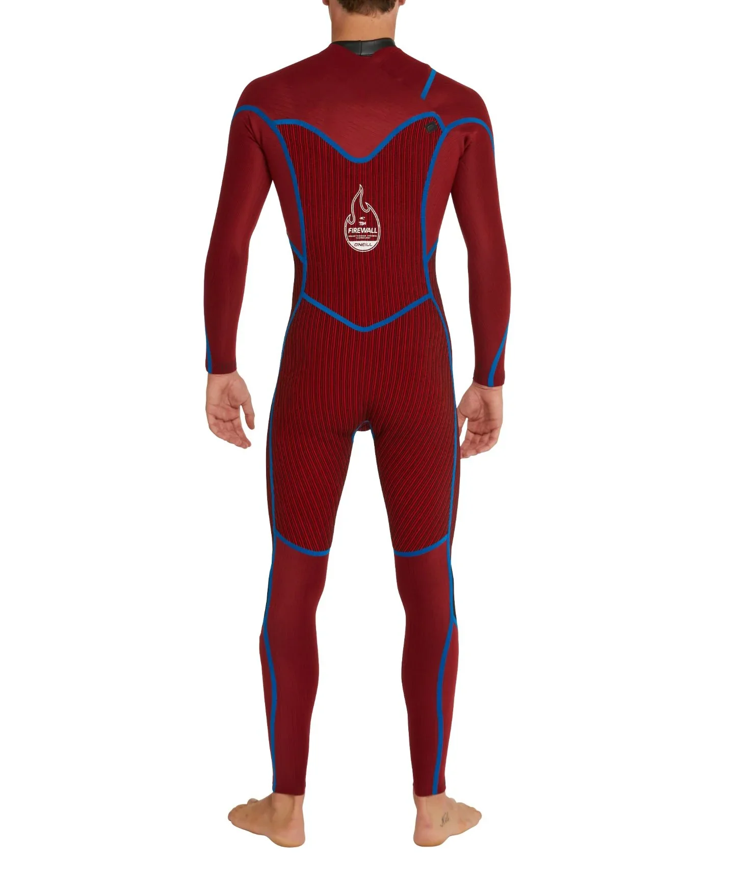 O'neill Men's HyperFire Chest Zip 3/2mm Full Suit - Black - Image 4