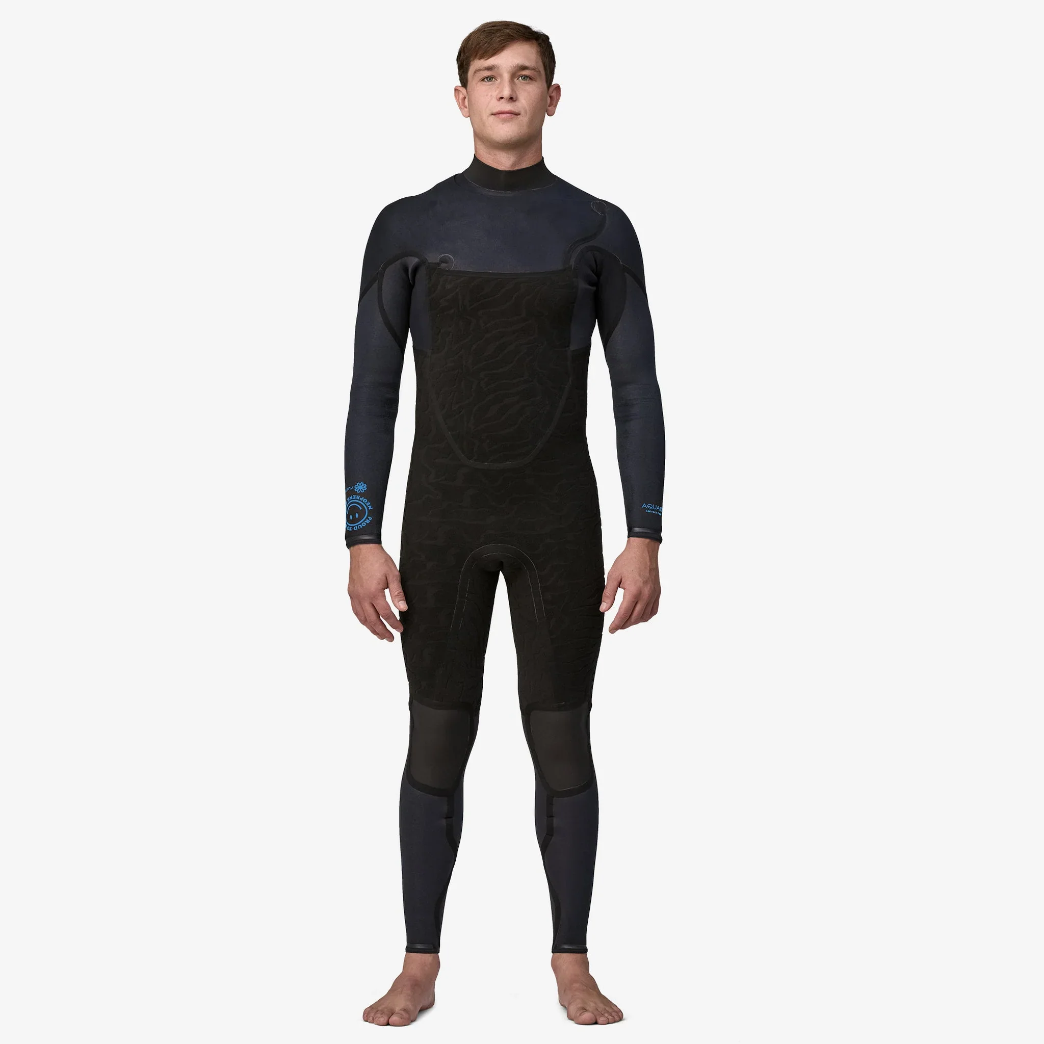Patagonia Men's R1® Yulex® Regulator® Front-Zip Full Suit - Black - Image 3