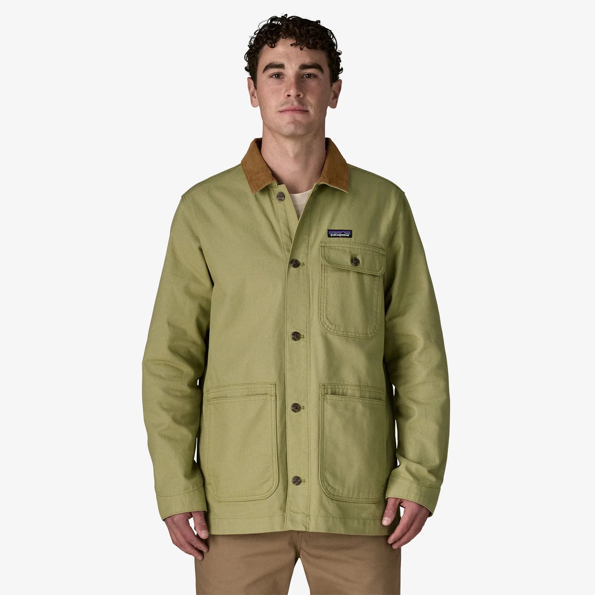 Patagonia Men's Point Reyes Canvas Jacket - Gumtree Green - Image 2