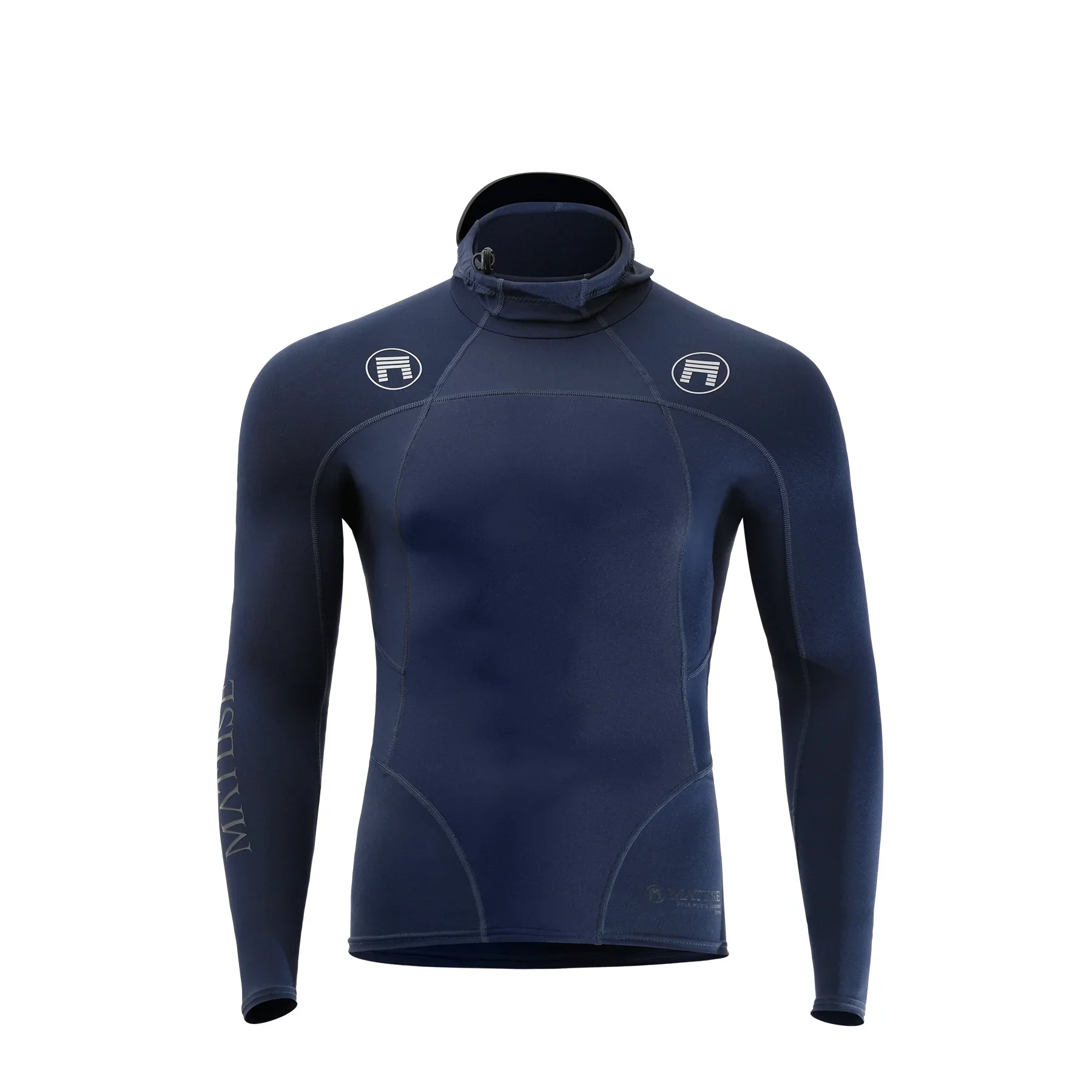 Philo Hydrasilk 0.5mm Neo/Lycra Hybrid Hood Wetsuit Top - Image 3