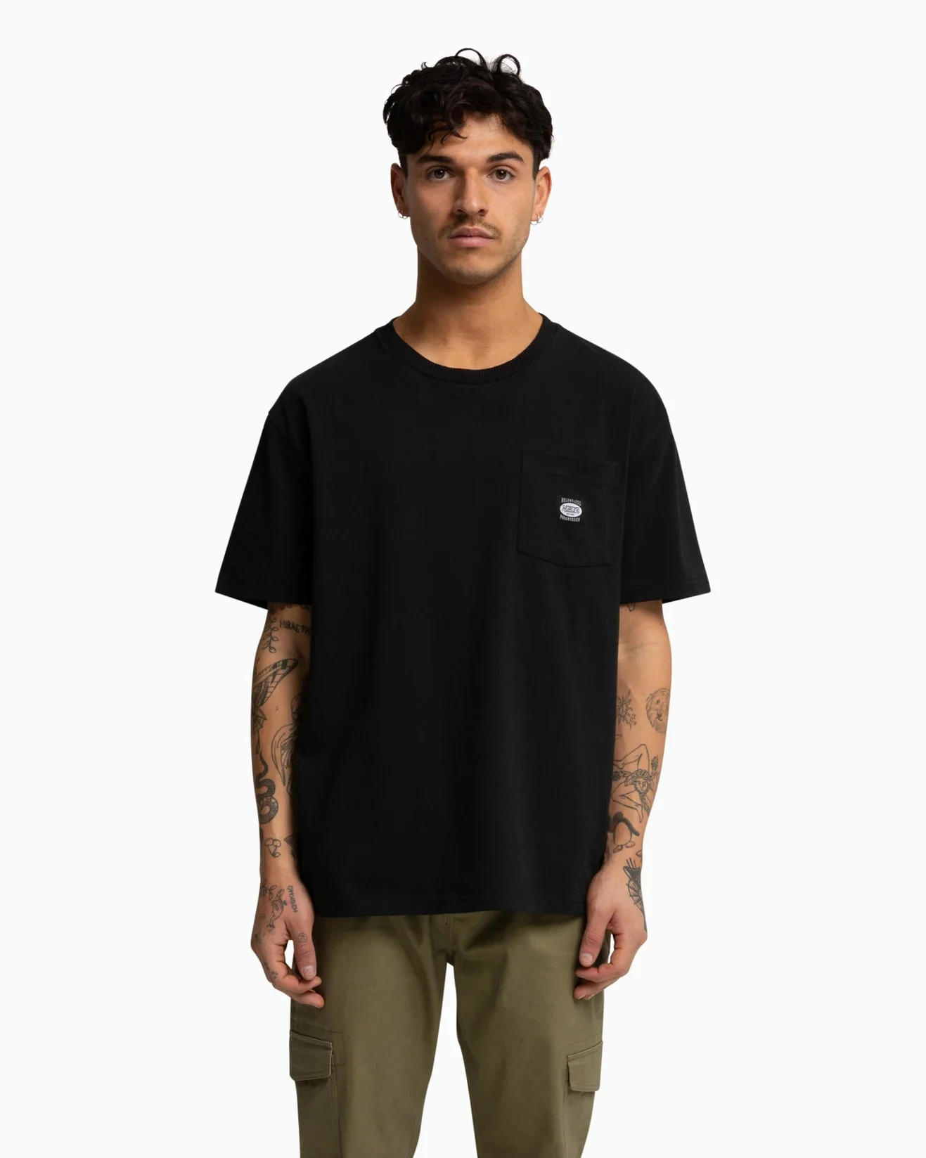 Supply Hurley Mens Heavyweight T Shirt - Black - Image 3